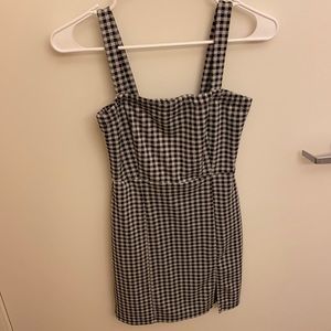 Forever21 checkered bodycon dress